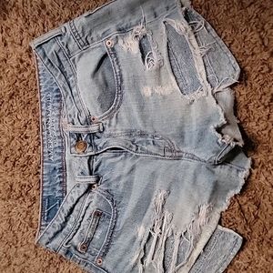 Hi rise festival American Eagle short shorts